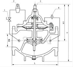 400X型流量控制阀结构图