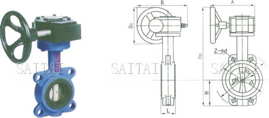 Wafer Rubber Seated Butterfly Valves