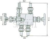 Structure of QF-05 Instrument Balance Valve pic 2 