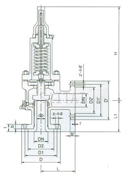 Balanced Bellows Safety Relief Valvess, Closed