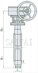 D71/371F46/F3-10/10C/10P ANSI:125Lb /150Lb结构图2