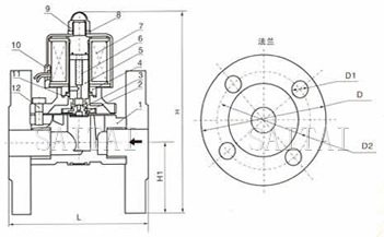 外形尺寸，内部结构图1