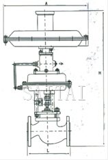 自力式微压调节阀结构图1